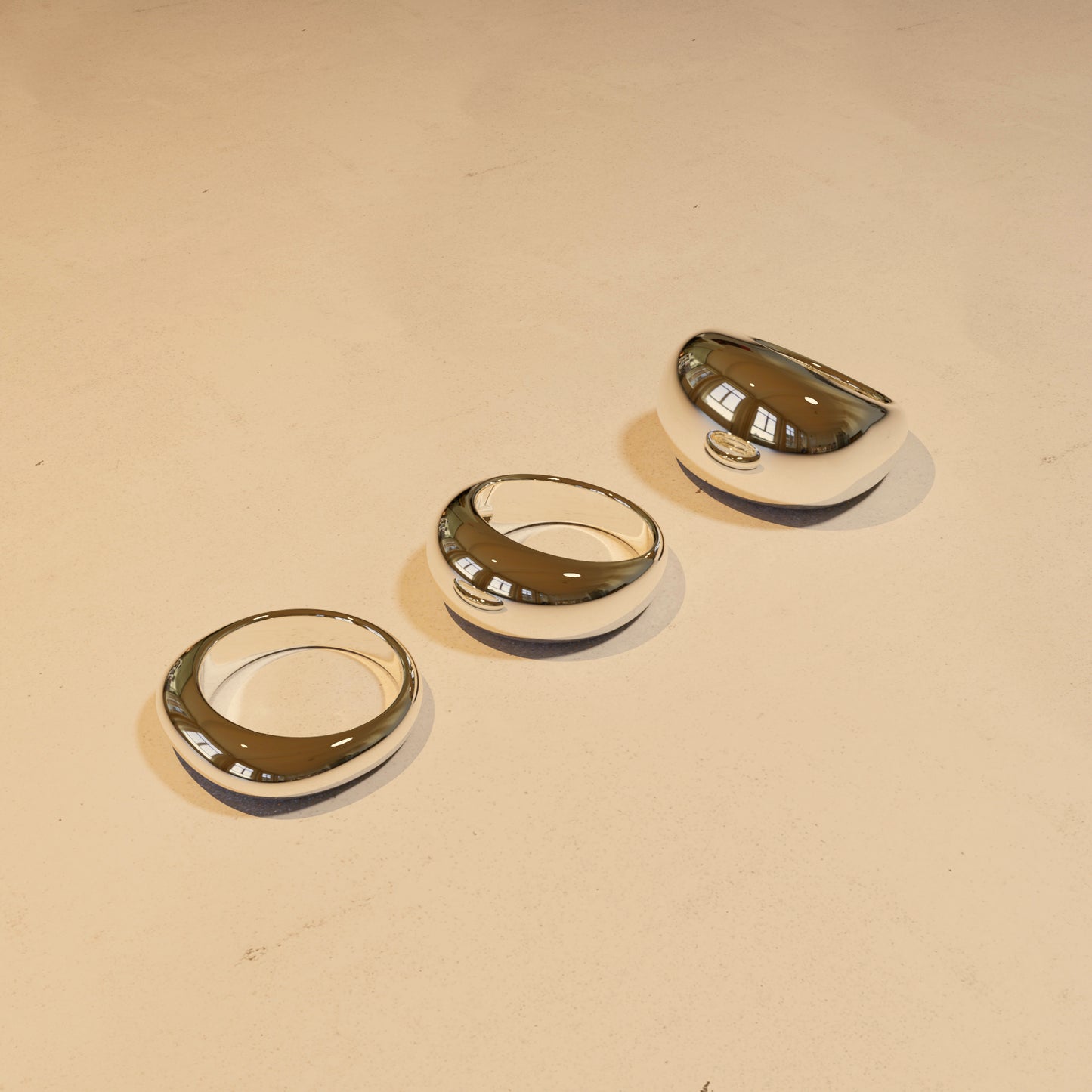 Dome L Ring